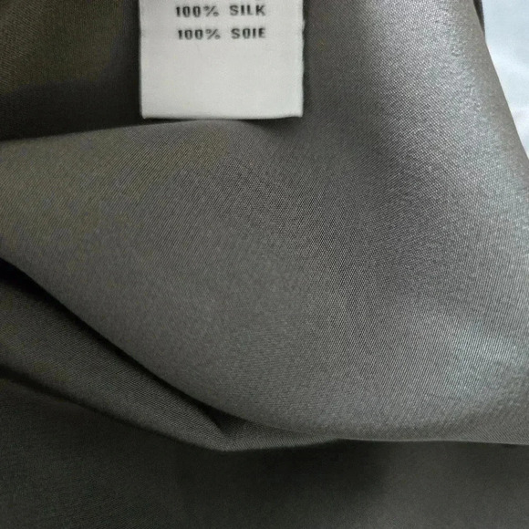 Diane Von Furstenberg Taya Women Silk Dress Steel Gray Size 2 #063 - Picture 10 of 10